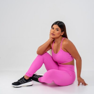 CONJUNTO CALÇA  POLIAMIDA SHINE KELP ZERO TRANSPARENCIA