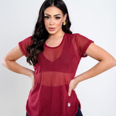 BLUSA TULING  TAPA BUMBUM MANGA