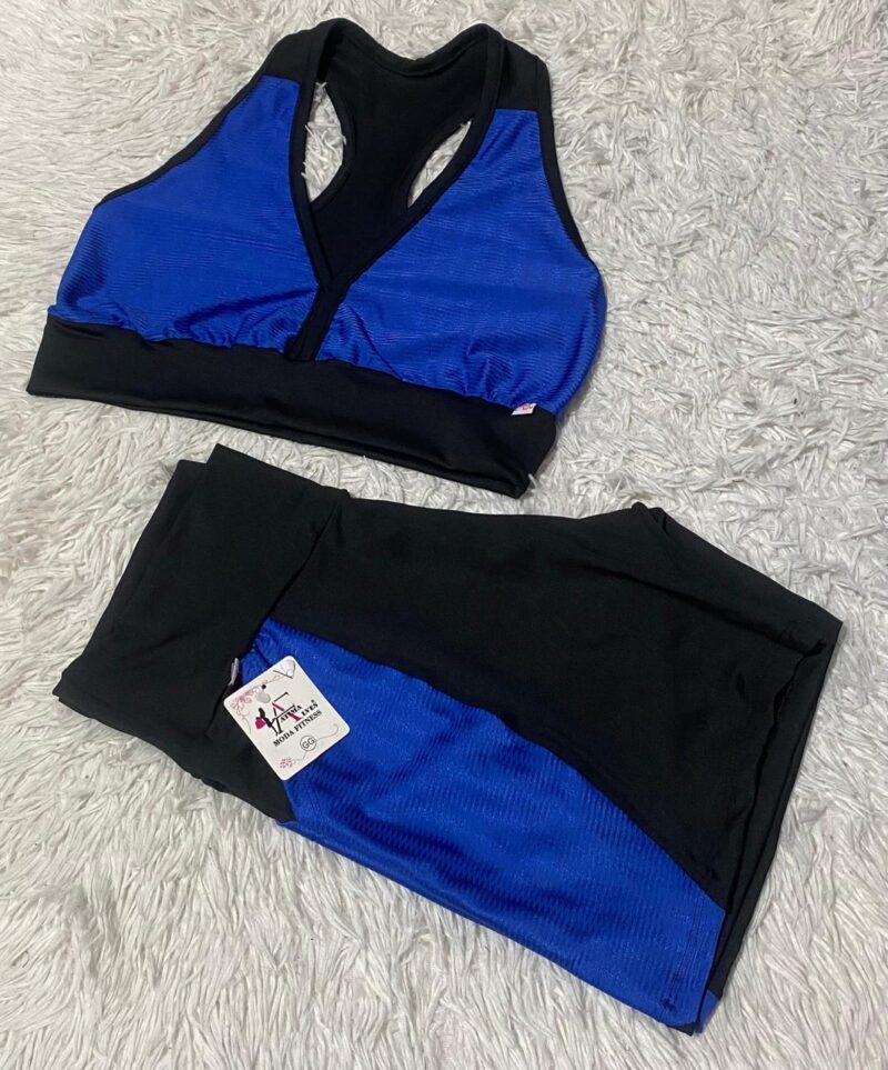 CONJUNTO SHORT PLUS SIZE BOLSO FACA SUPLEX POLIESTER COM CIRRE
