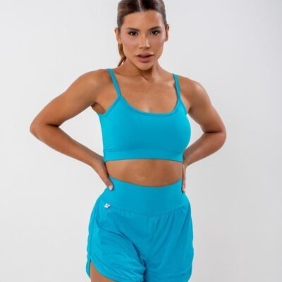 CONJUNTO SHORT DUPLO POLIAMIDA GELADINHO DETALHE COSTURA