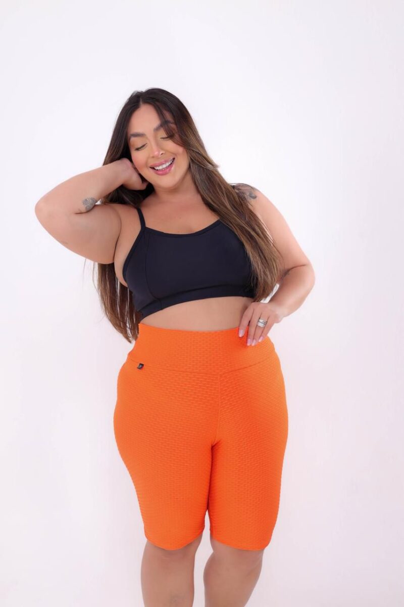 SHORT PEDAL JAQUARD ABELHA PLUS SIZE POLIESTER - Image 3