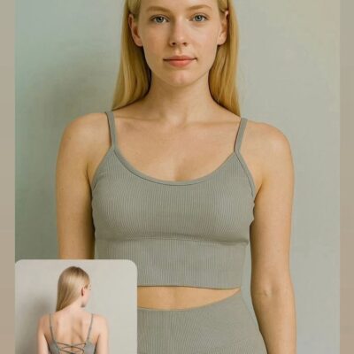 CONJUNTO SHORT POLIAMIDA TOP COM BOJO TRANÇADO COSTA IMPORTADO PREMIUM