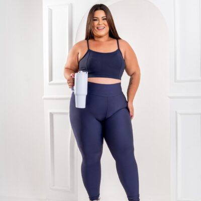 CALÇA LEG BASICA POLIAMIDA ZERO TRANSPARÊNCIA FIO DUPLO PLUS SIZE