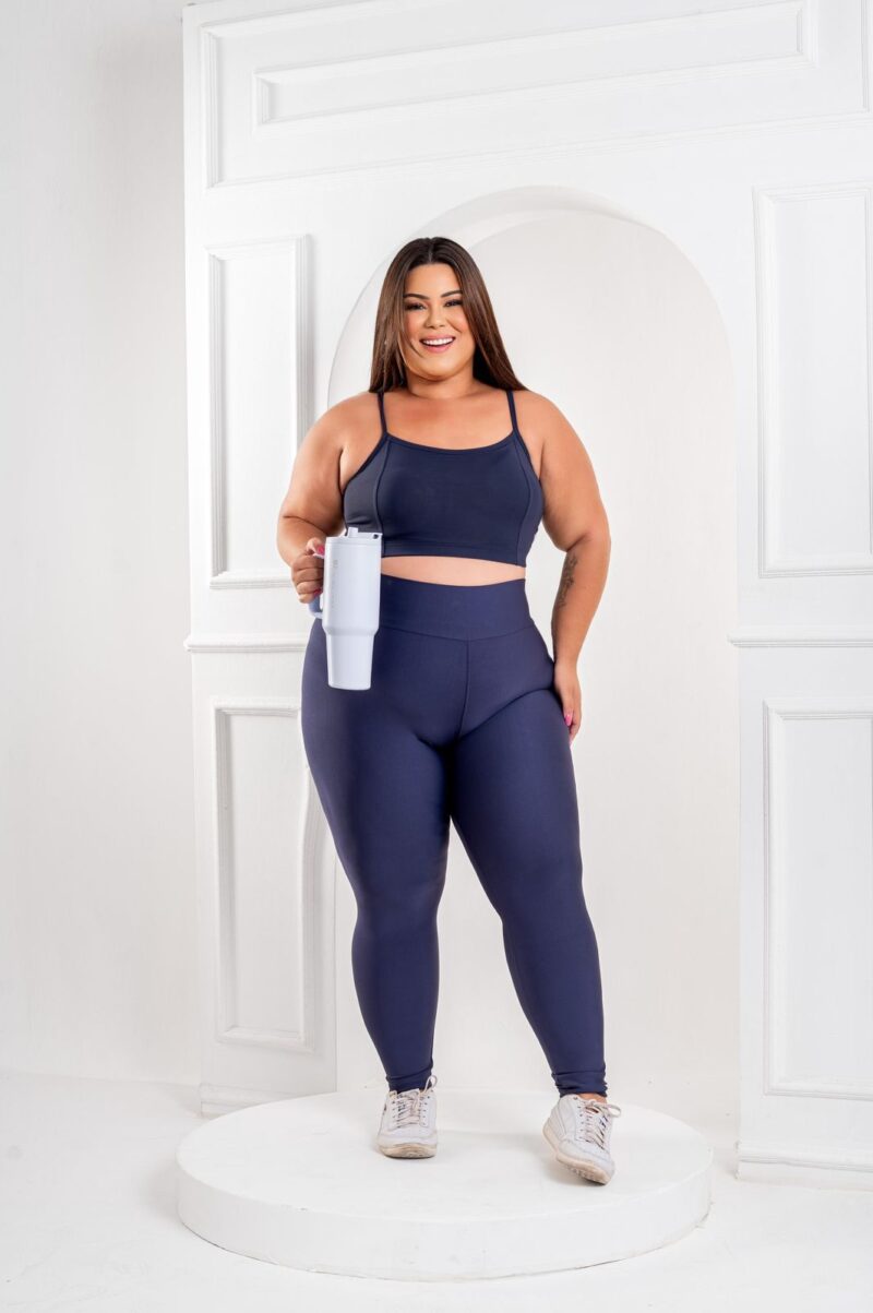 CALÇA LEG BASICA POLIAMIDA ZERO TRANSPARÊNCIA FIO DUPLO PLUS SIZE
