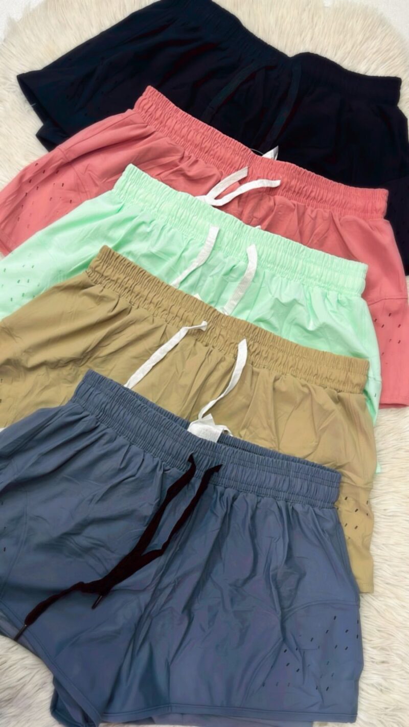 SHORT DUPLO IMPORTADO PREMIUM COM ELASTICO NA PALA