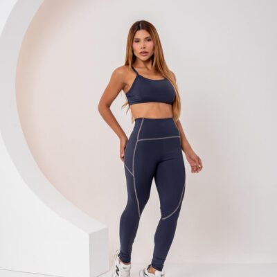 CONJUNTO CALÇA PONTO DE COBERTURA COM BOLSO