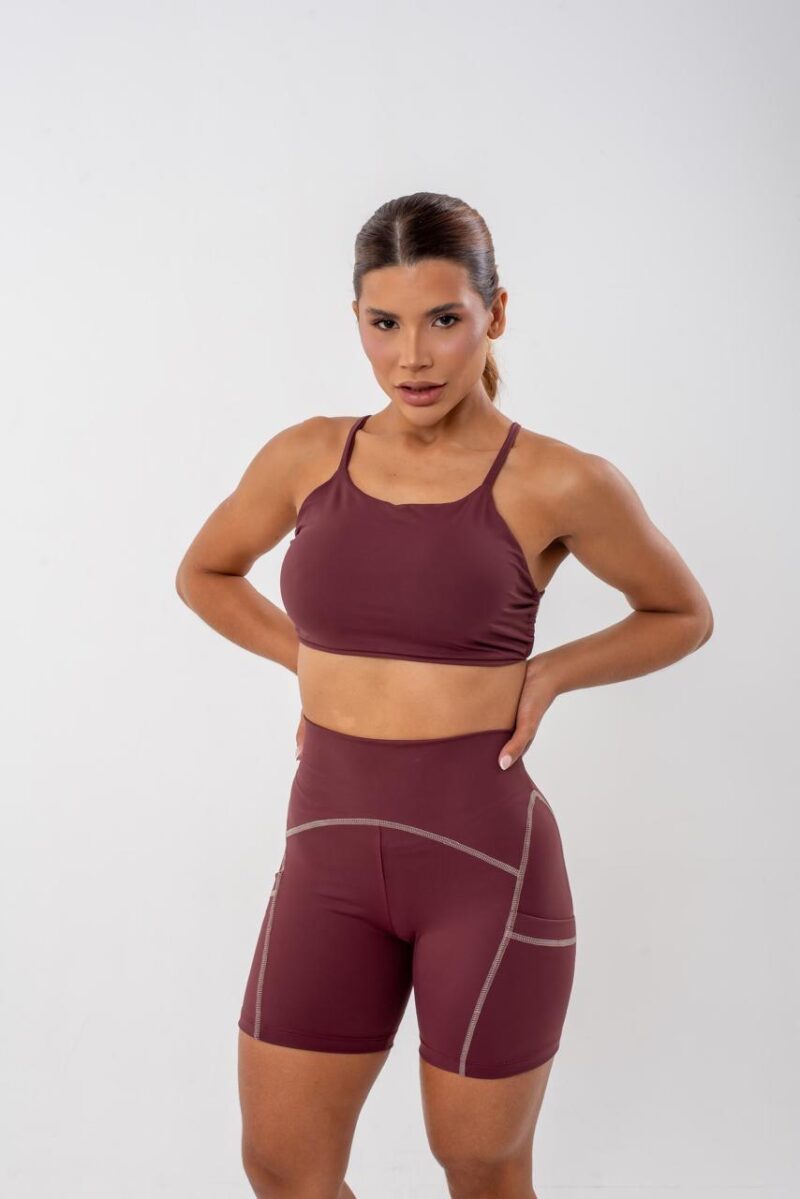 CONJUNTO SHORT PONTO DE COBERTURA COM BOLSO