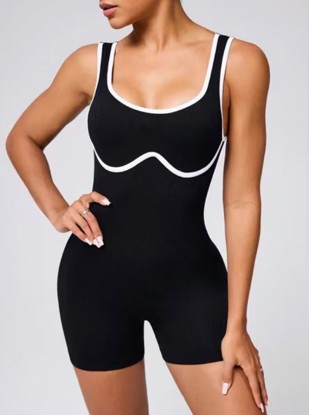 MACAQUINHO CURTO POLIAMIDA ALÇA GROSSA COM DETALHE NO BUSTO IMPORTADO PREMIUM - Imagem 4