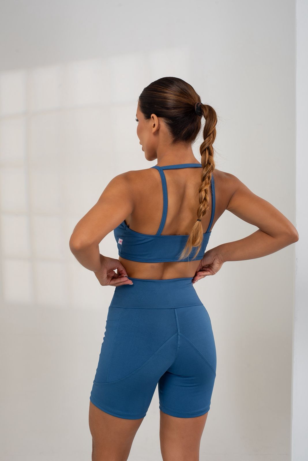 CONJUNTO SHORT SUPLEX POLIESTER COM BOLSO LATERAL TOP COM BOJO - Imagem 2