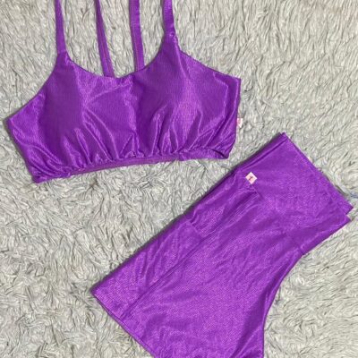 CONJUNTO SHORT BRIGHT SOPT POLIAMIDA COM BOLSO NAS LATERAIS