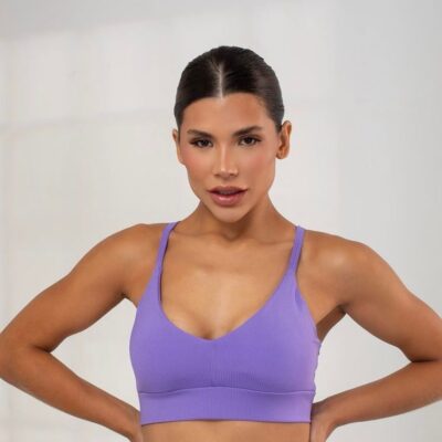 TOP POLIAMIDA LISO COM BOJO