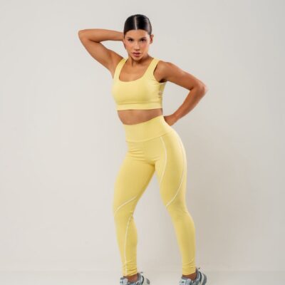 CONJUNTO CALÇA BICOLOR POLIAMIDA BOLSO NA PALA