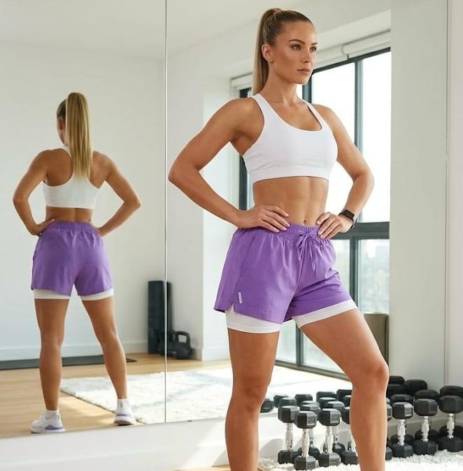 SHORT DUPLO COM BOLSO LATERAL IMPORTADO