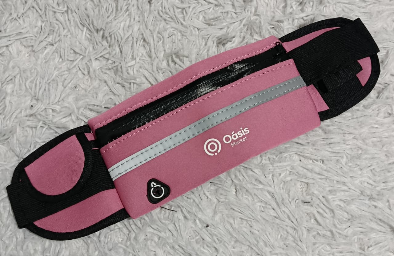 POCHETE ESPORTIVA IMPERMEÁVEL COM REGULADOR E SUPORTE PARA GARRAFA