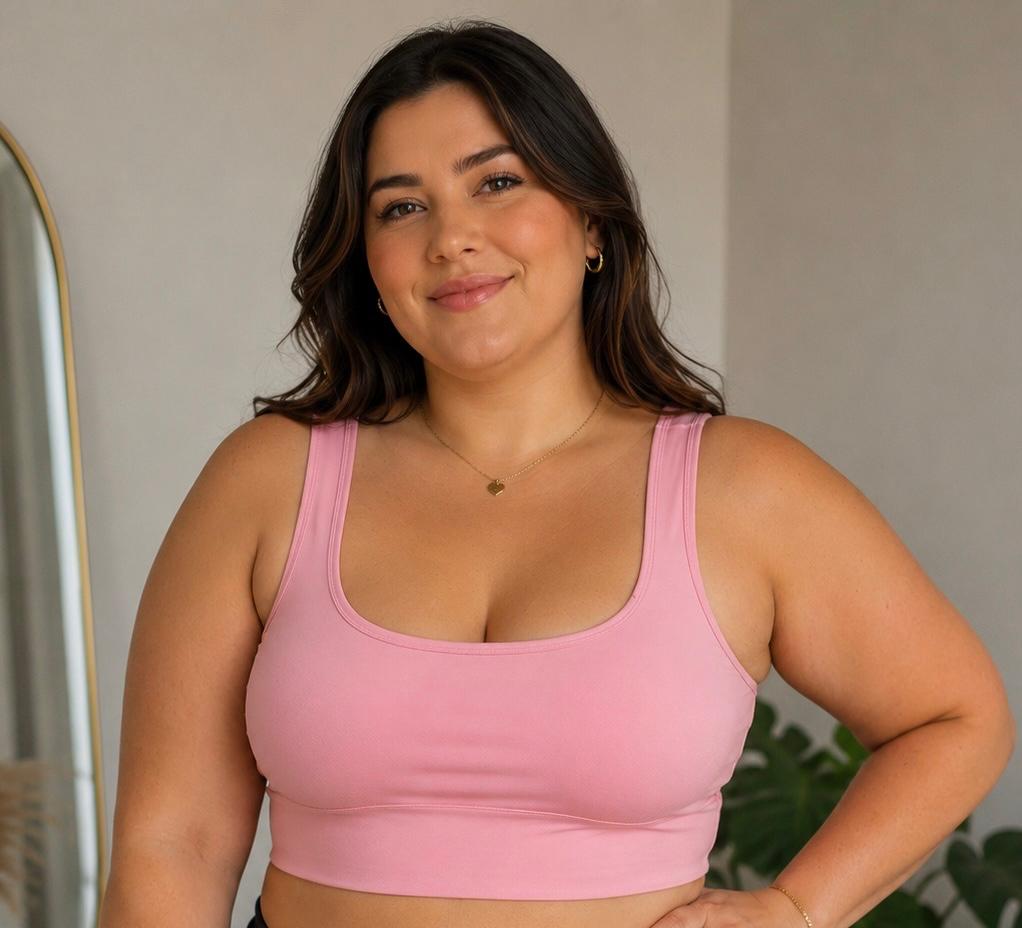TOP POLIAMIDA COM BOJO ALÇA LARGA PLUS SIZE